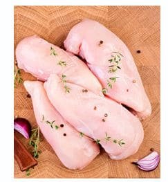 Proteínas pollo, carne y pescado